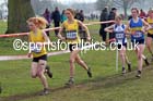 1323 Georgie Bruinvels (Surrey) 1186 Rosie Smith (North East), 1413 Katie Wilshaw (Yorkshire) and 1283 Allison Lavender (Shropshire) during the senior womens Inter Counties Cross Country, Cofton Park, Birmingham. Photo: David T. Hewitson/Sports for All Pics